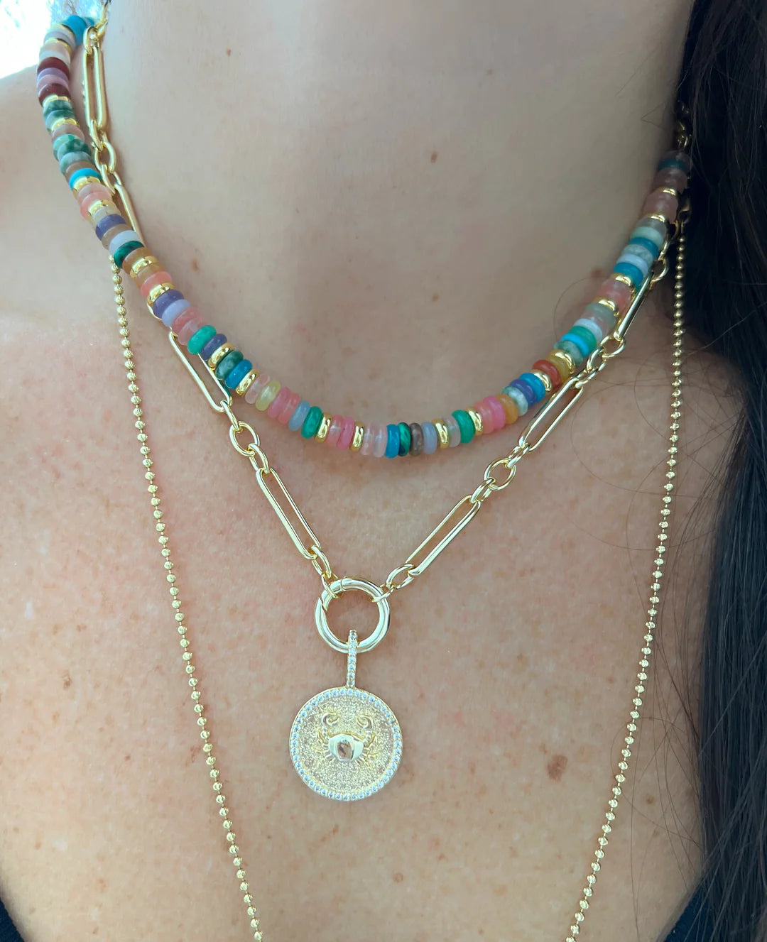 Zodiac Medallion Charm