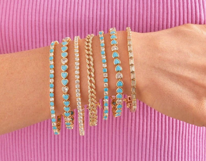 GOLD CLASSIC TENNIS BRACELET