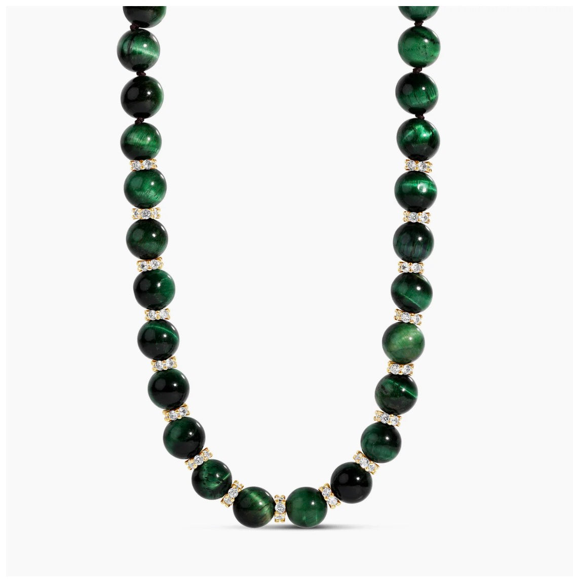 GREEN TIGER EYE NECKLACE
