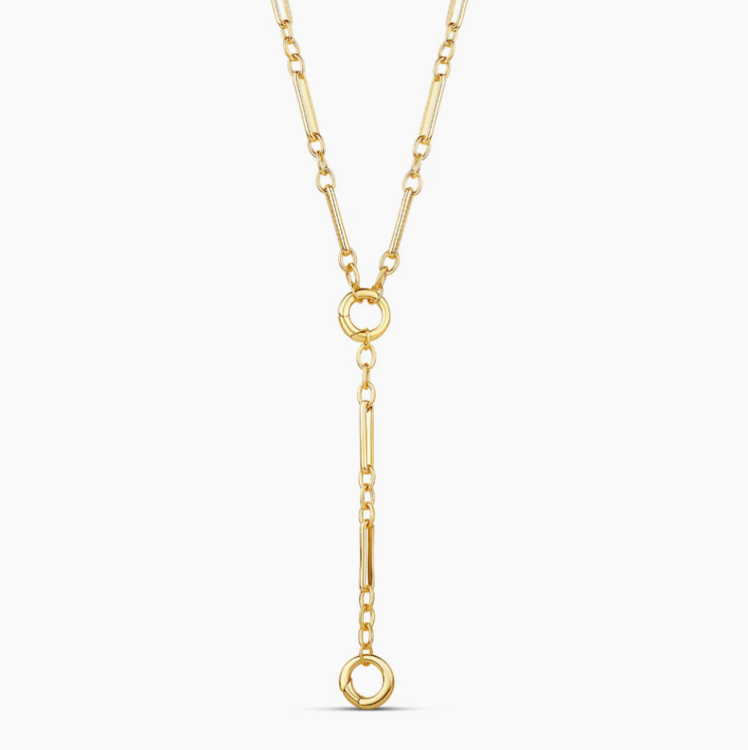 LINK PUSH CLASP LARIAT