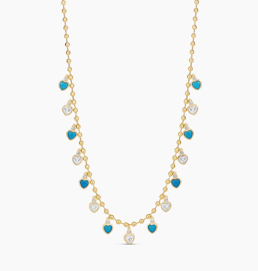 TURQUOISE LOVE NECKLACE