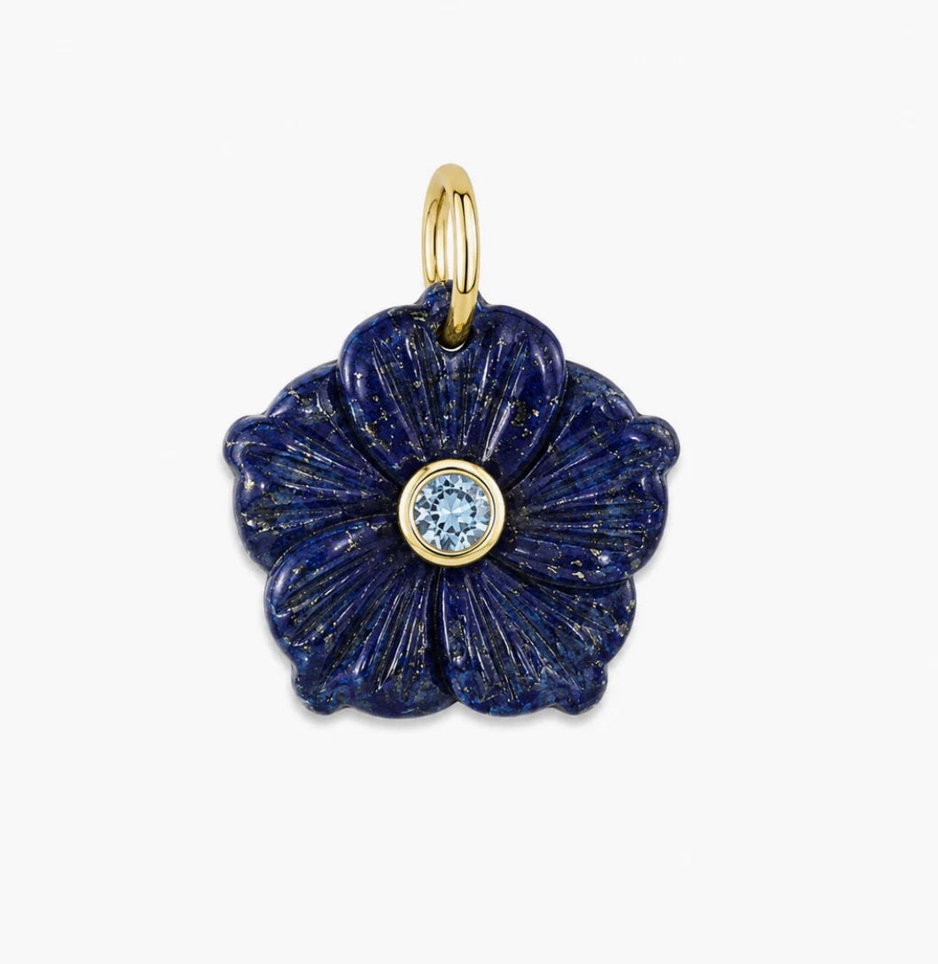 NAVY THE BLOOMSTONE CHARM
