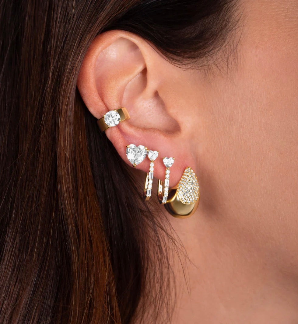 DIAMOND & SOLID CUFF