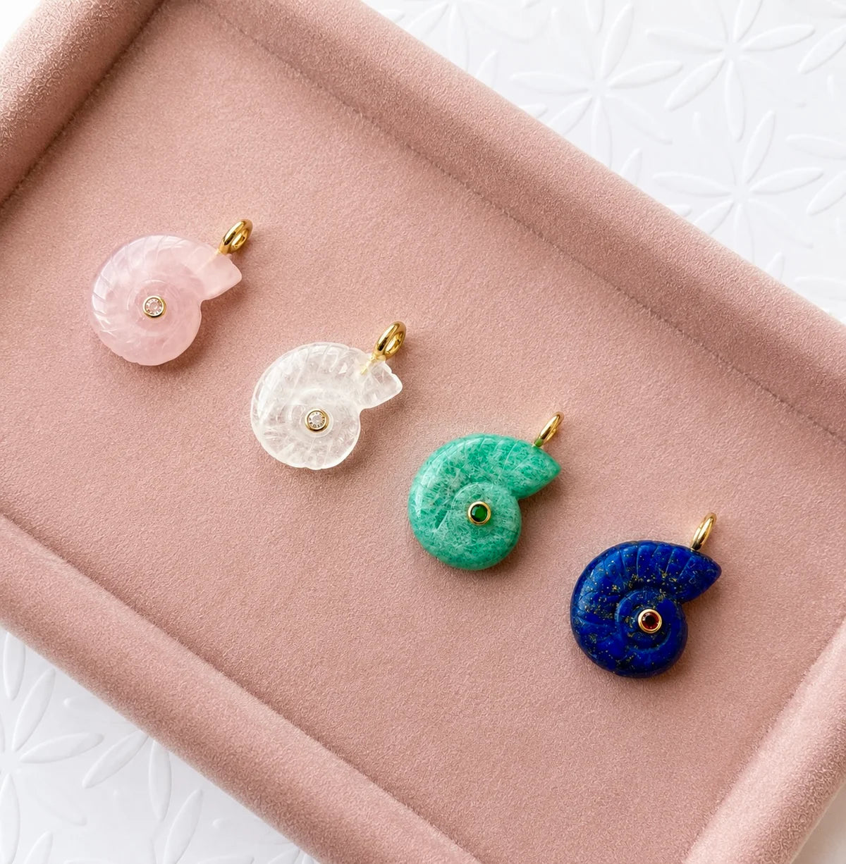 Snail Natural Fish Charm