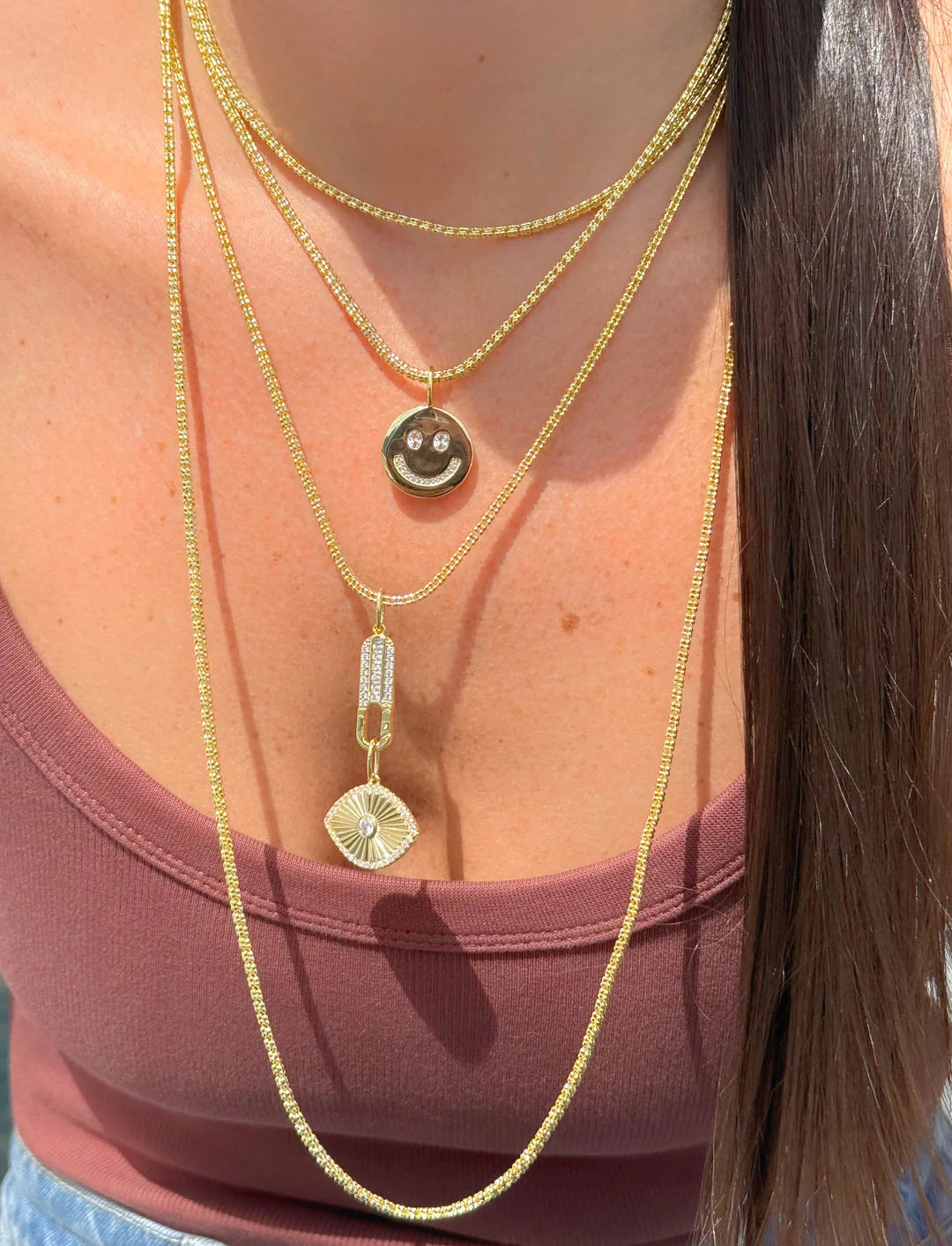 CUBIC DIAMOND CUT NECKLACE