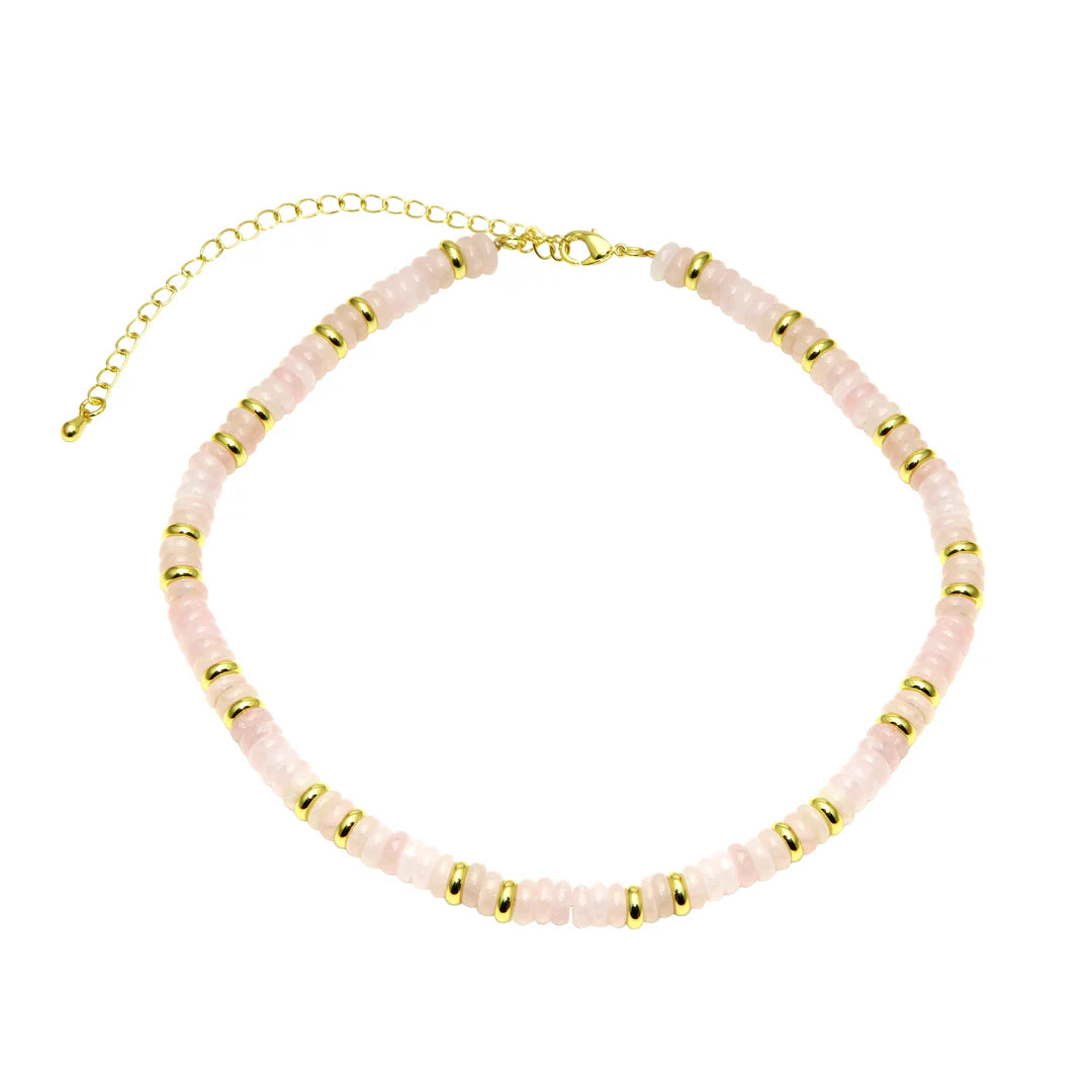 Pale Pink Pukka Necklace
