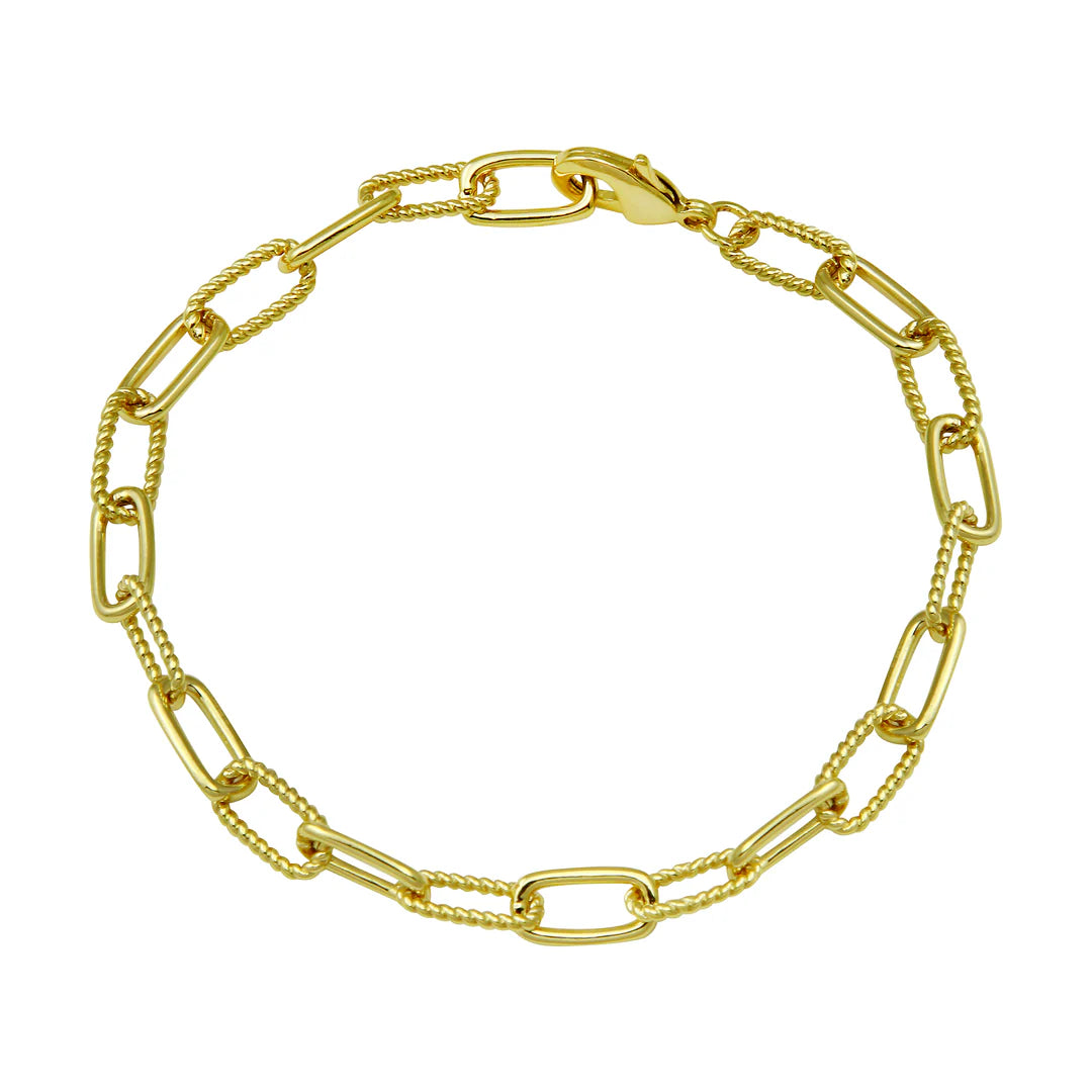 ROPE PAPERCLIP BRACELET