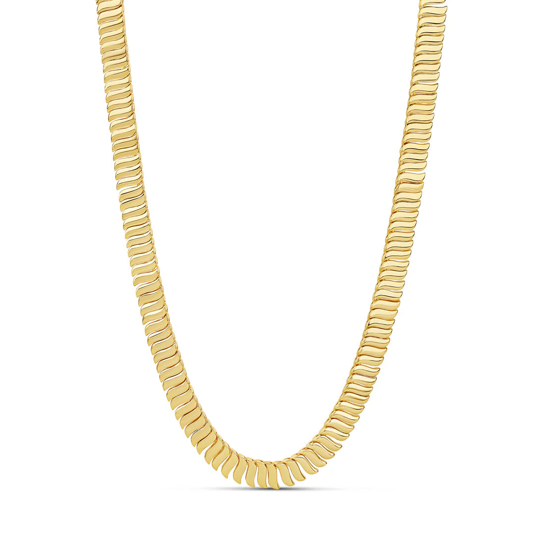 GOLDEN WAVE NECKLACE
