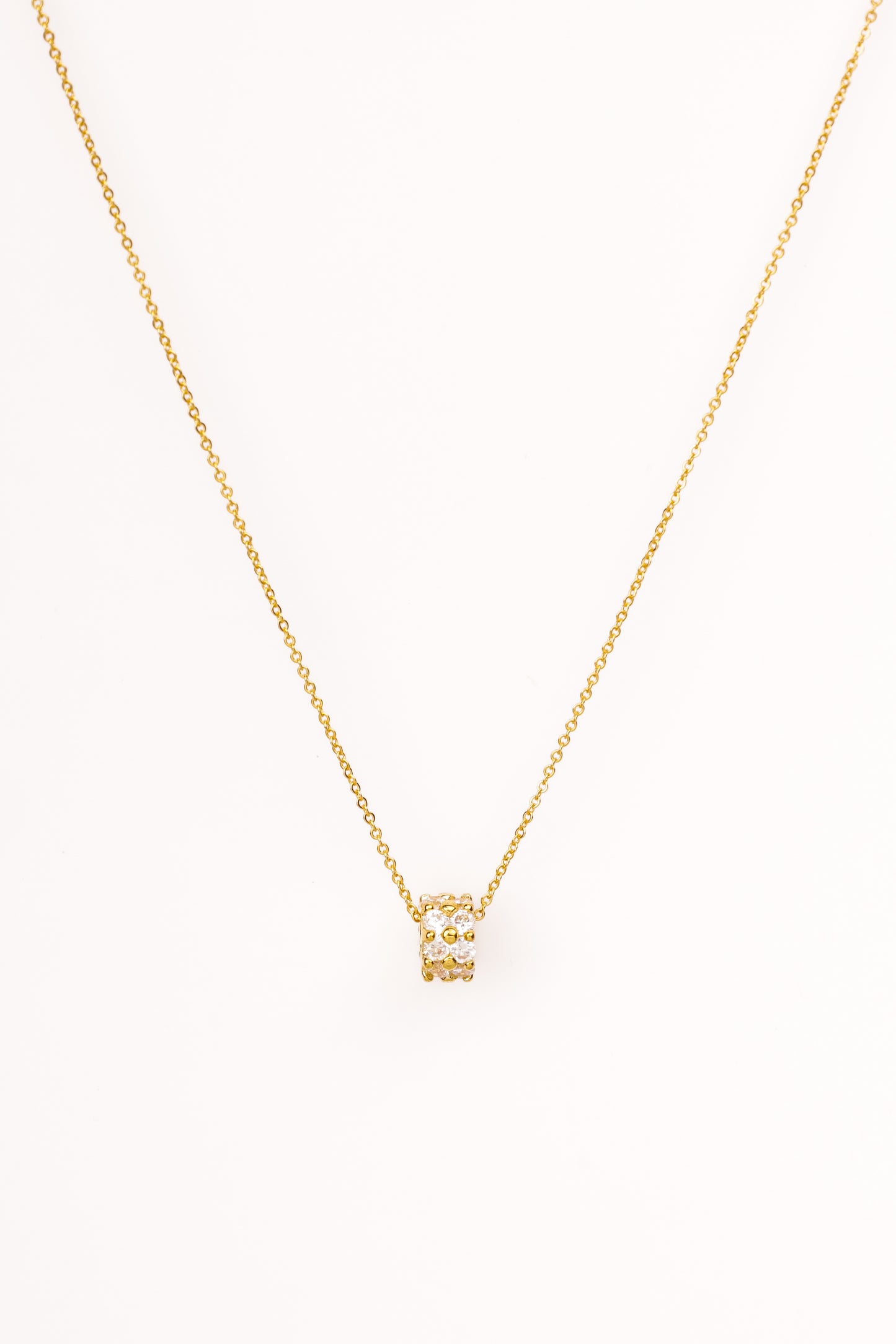 Bead Gold Short Necklace