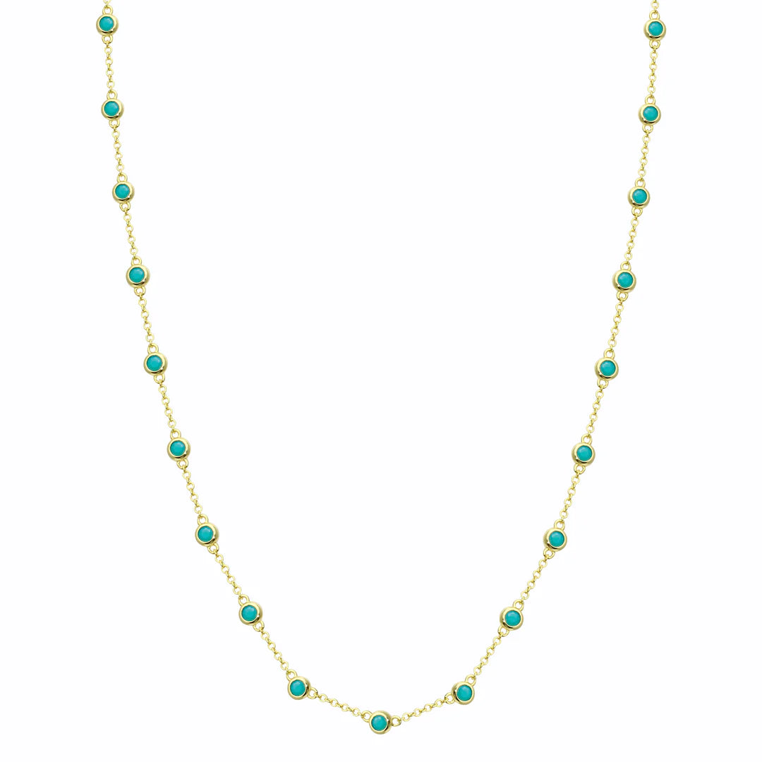 Turquoise Strand Necklace