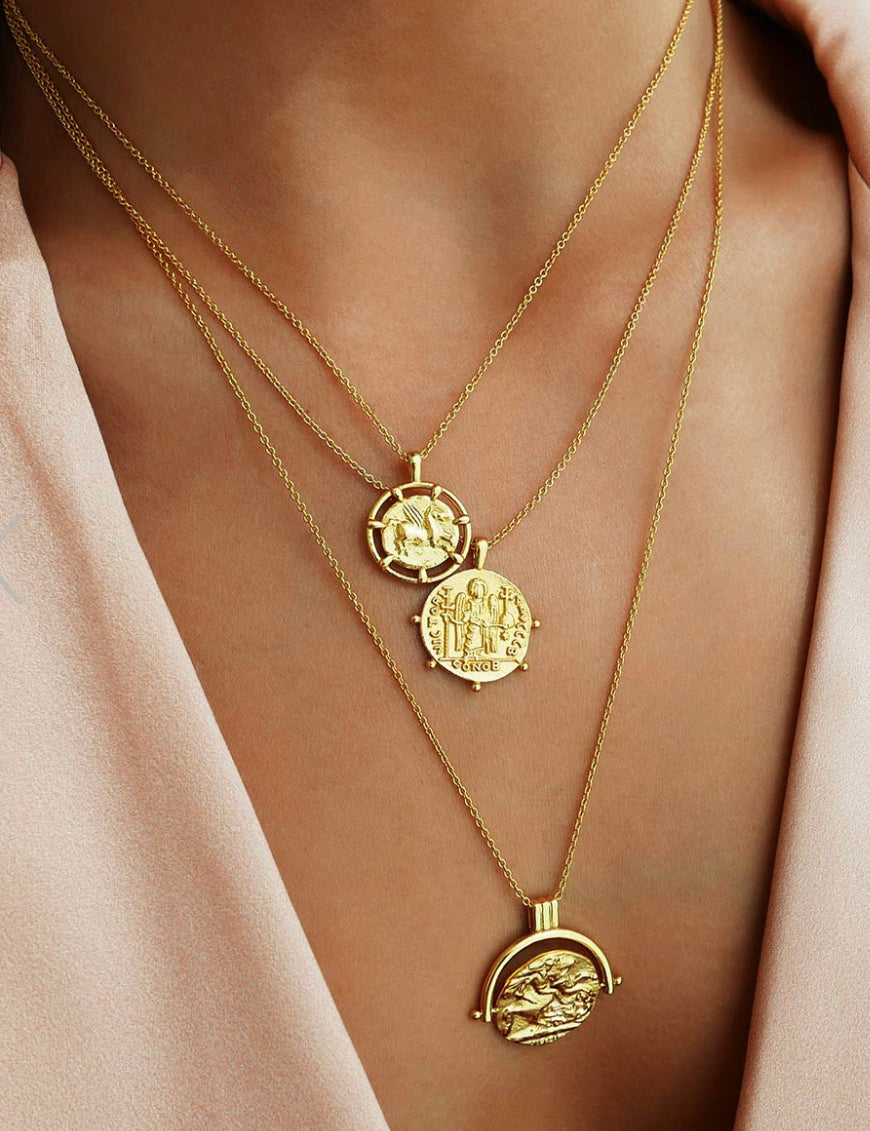 Coin Pendant Necklace