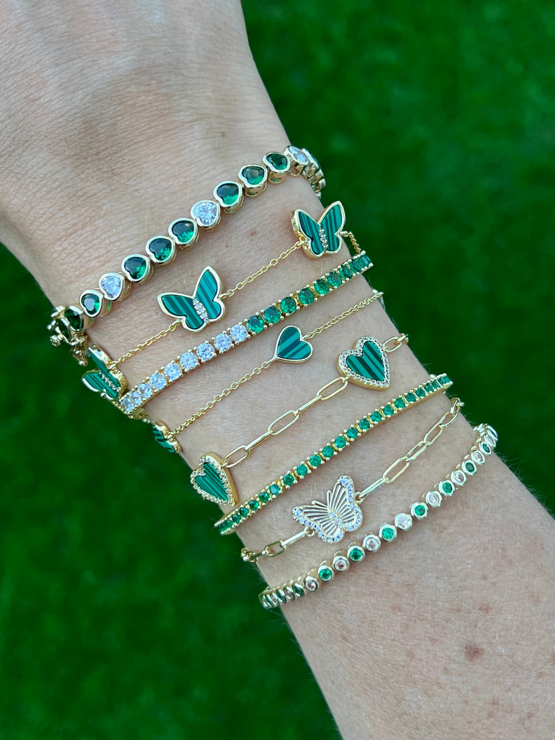 Malachite Butterfly Bracelet