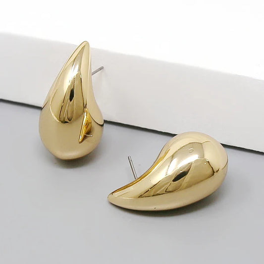 Teardrop Stud Earrings