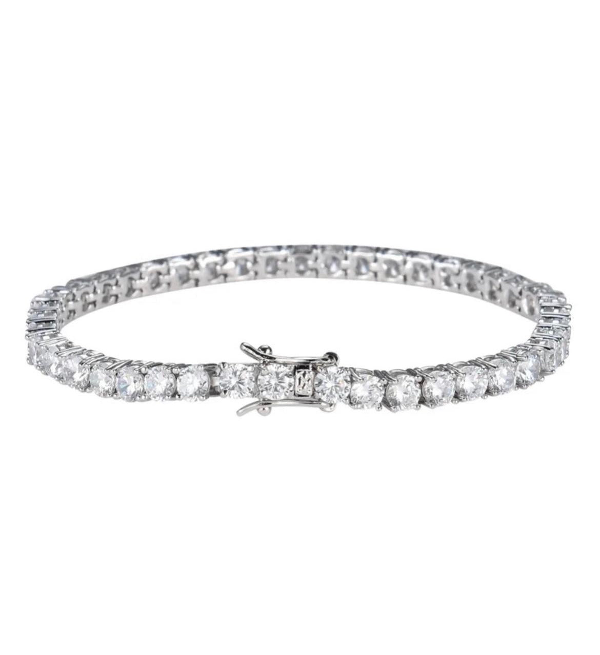 Silver Tennis Bracelet