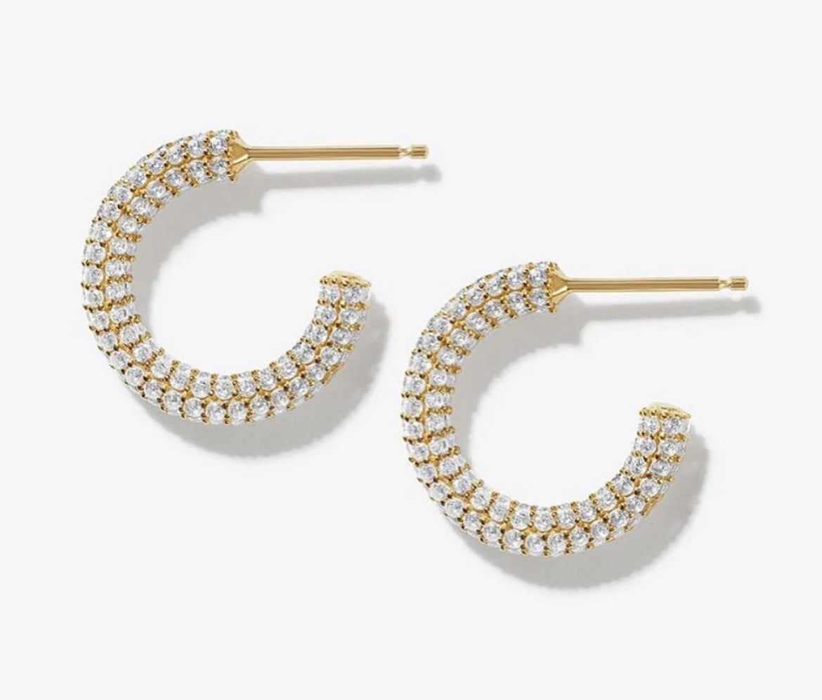 NATE GOLD HOOPS