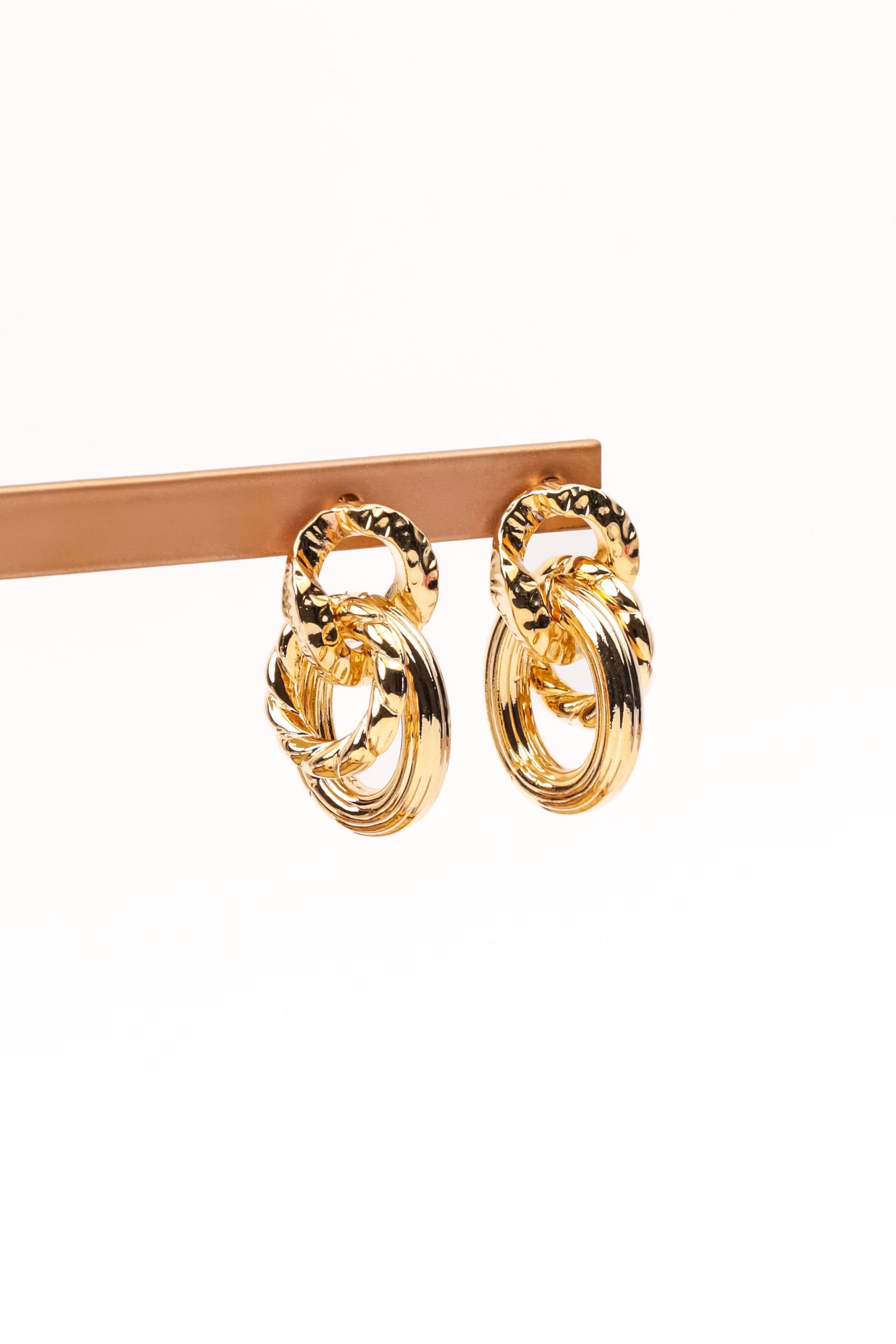 Gold Multi Hoop Earrings