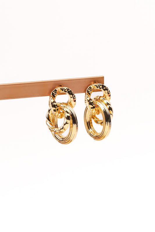 Gold Multi Hoop Earrings