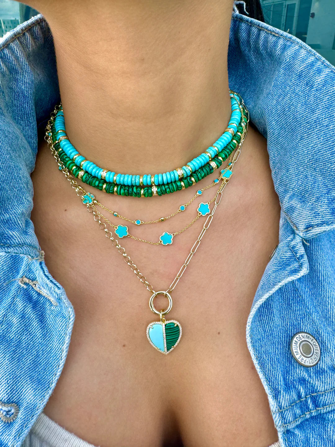 Turquoise Strand Necklace