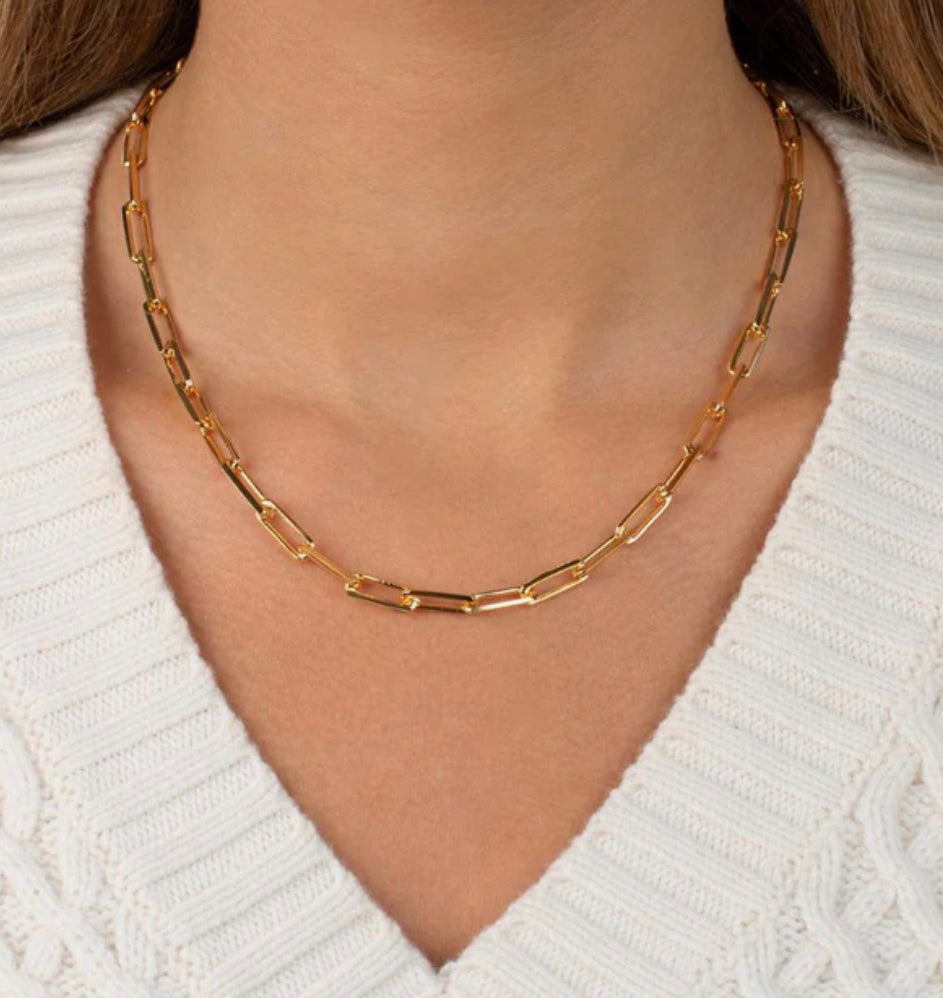 Large Paperclip Necklace