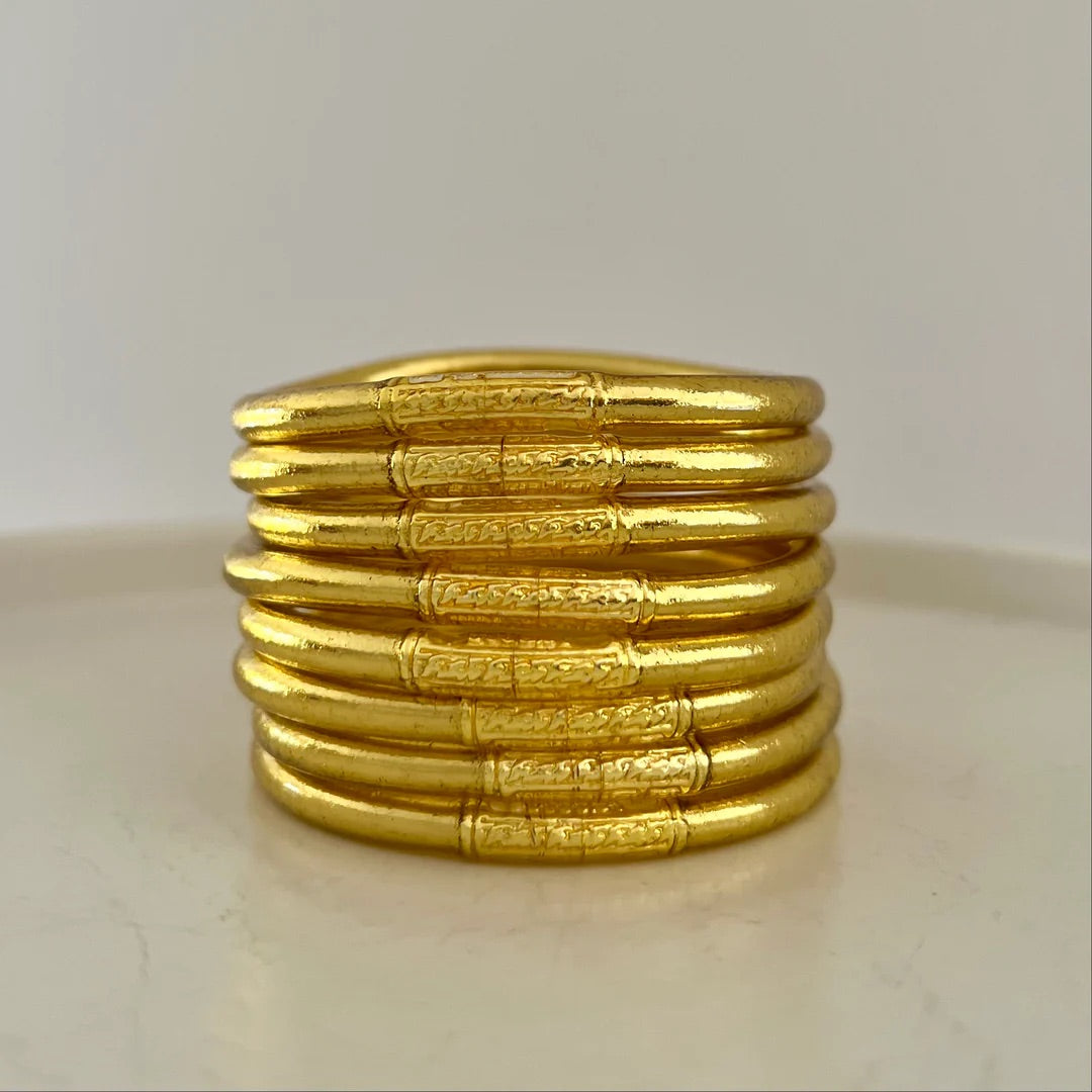 GOLD THAI LUCKY BANGLES