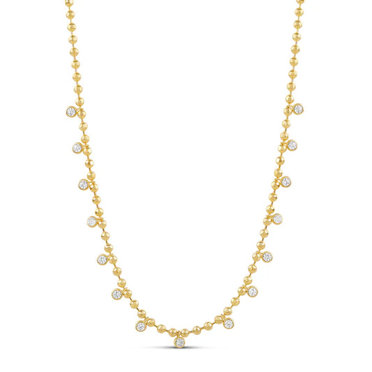 BEZEL DRIP NECKLACE