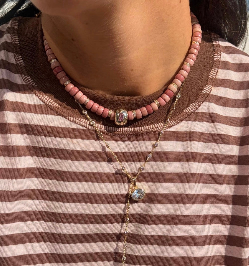 Blush Rocks Necklace