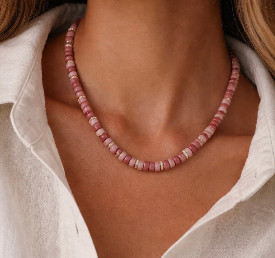 Blush Rocks Necklace