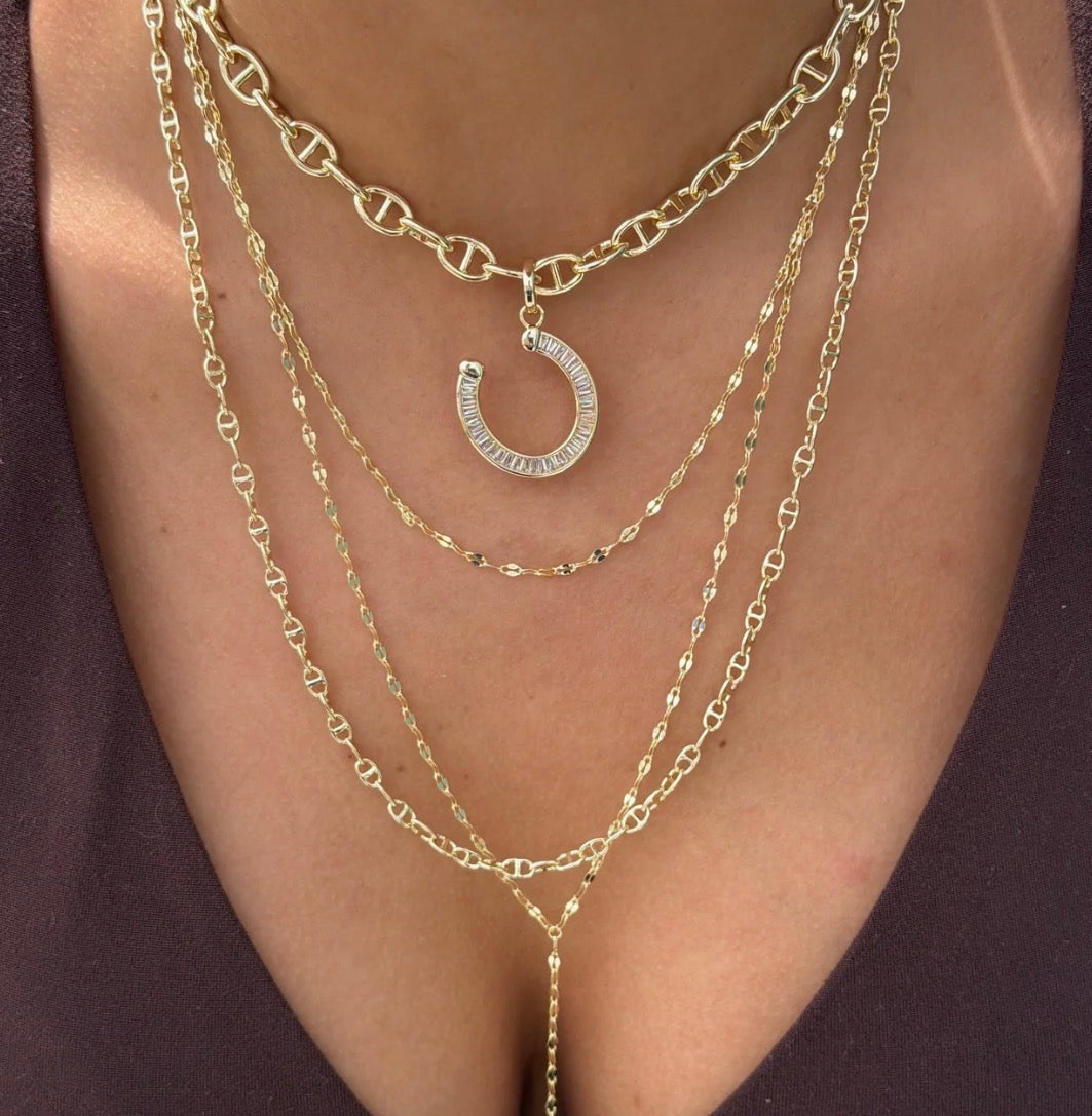 MINI ANCLA LINK NECKLACE