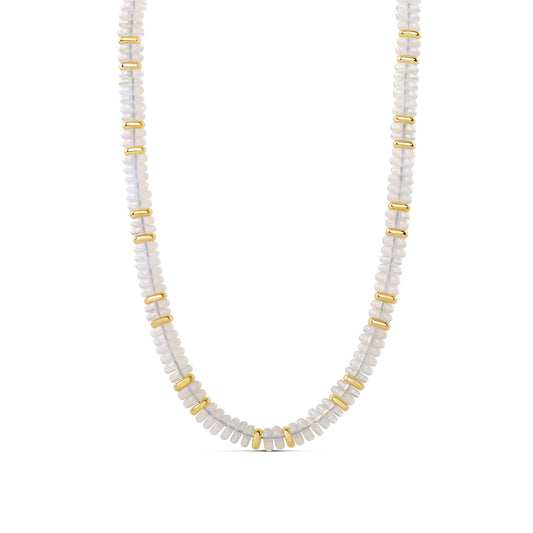 CLEAR OPAL PUKKA NECKLACE