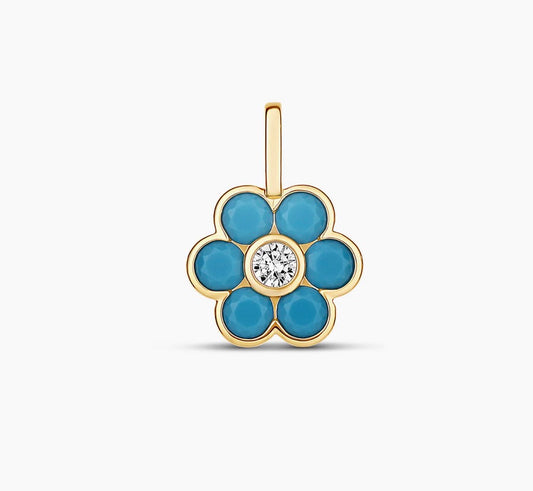 TURQUOISE BLOOM CHARM
