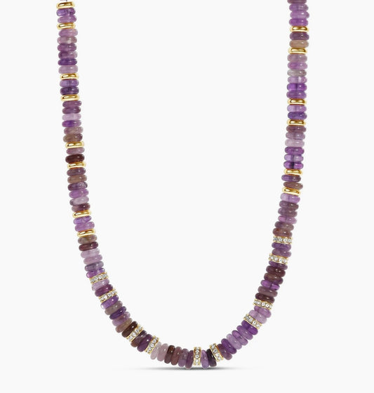 AMETHYST PUKKA NECKLACE