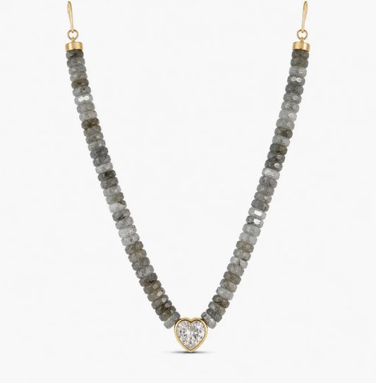 GREY LOVE NECKLACE