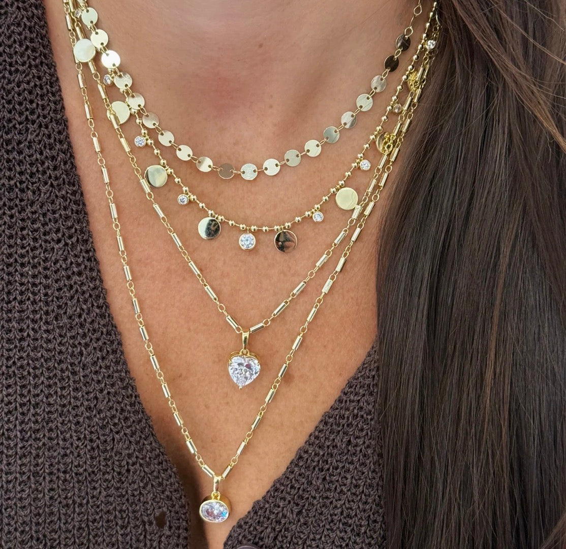 OVAL ICE BEZEL CHARM