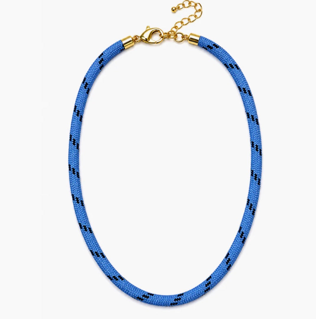 BLUE VOYAGE CORD NECKLACE