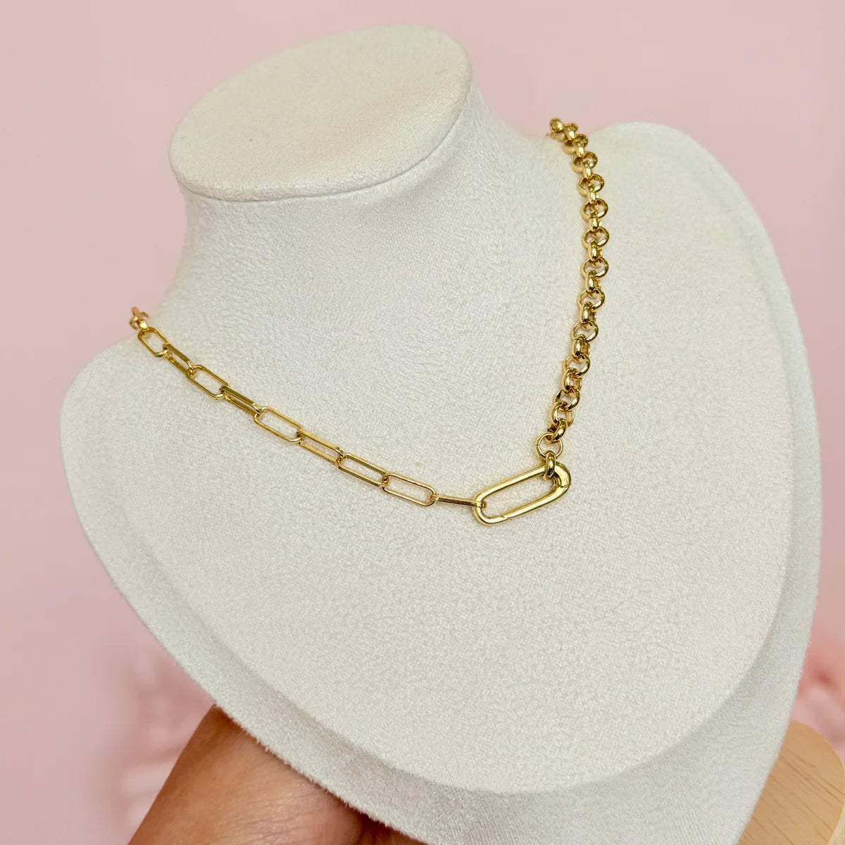 Two sides add on necklace