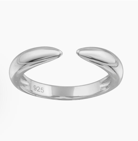 Silver Claw Ring