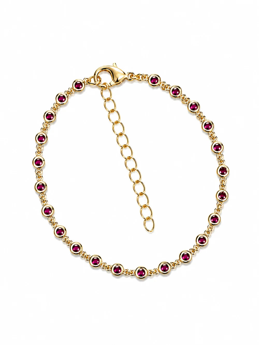 Crystal Color Tennis Bracelet
