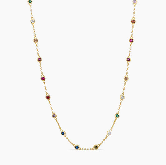 Rainbow Strand Necklace
