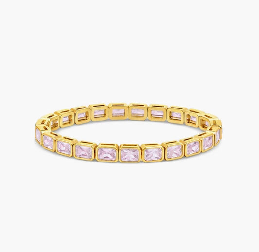 PINK CLASSIC GLOW STRETCHY BRACELET