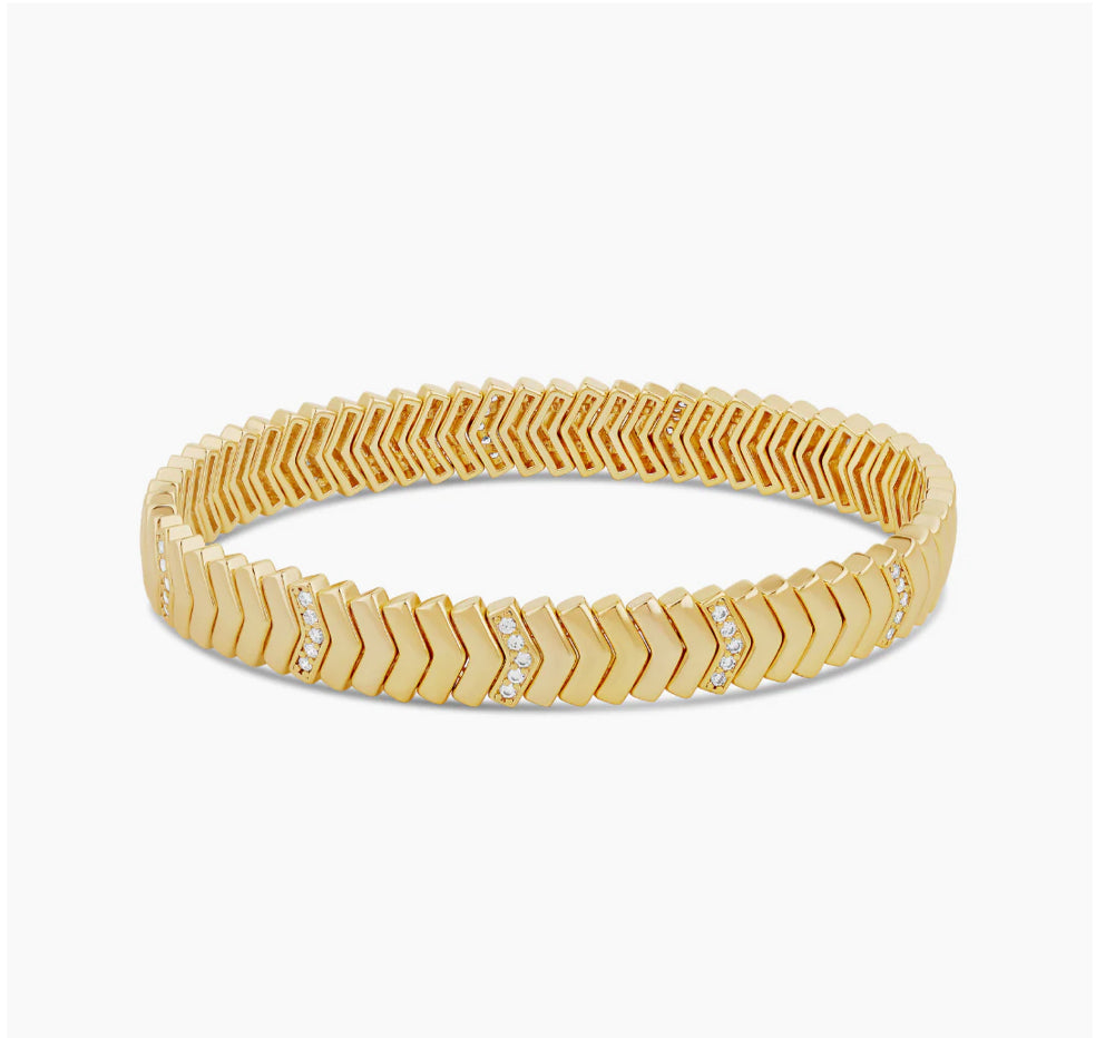 THE PAVE ARROW STRETCHY BRACELET