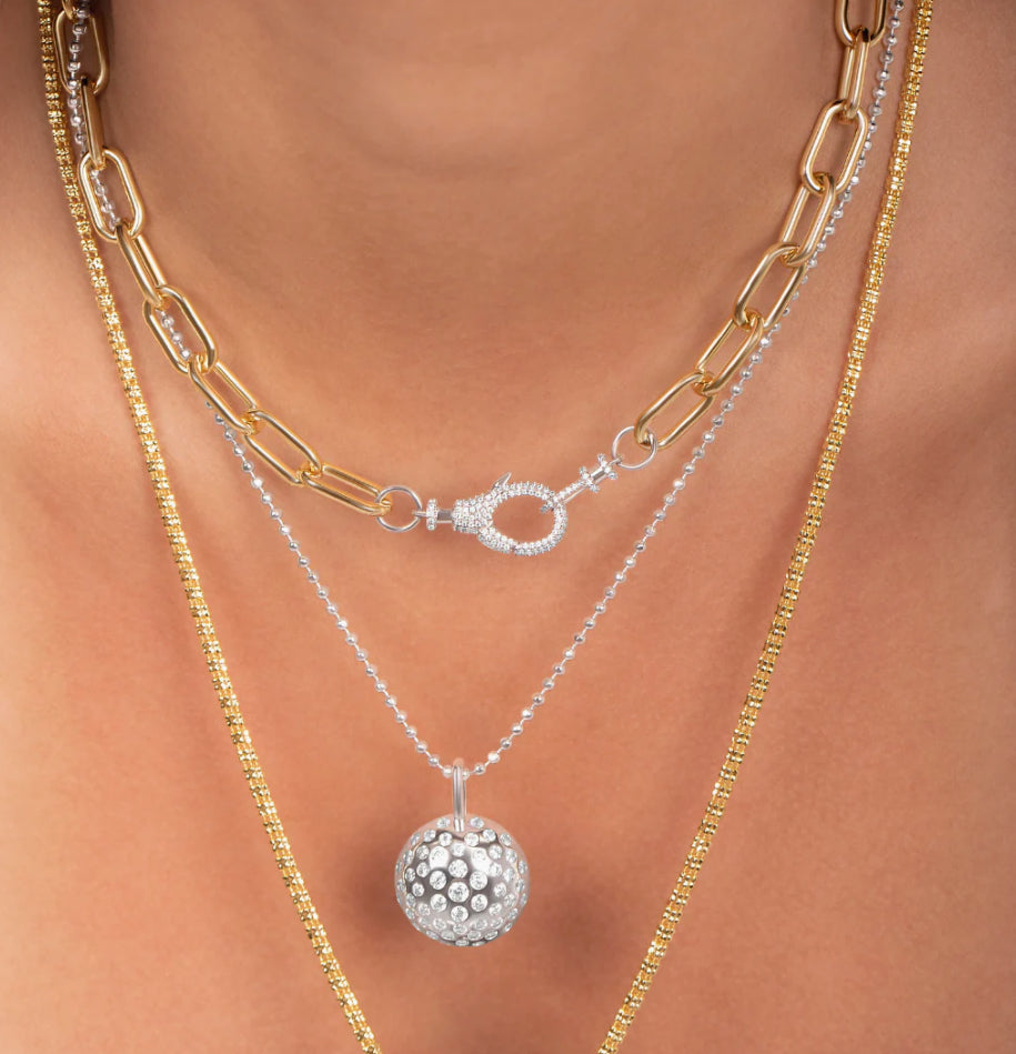 LOBSTER CLASP PAPERCLIP NECKLACE