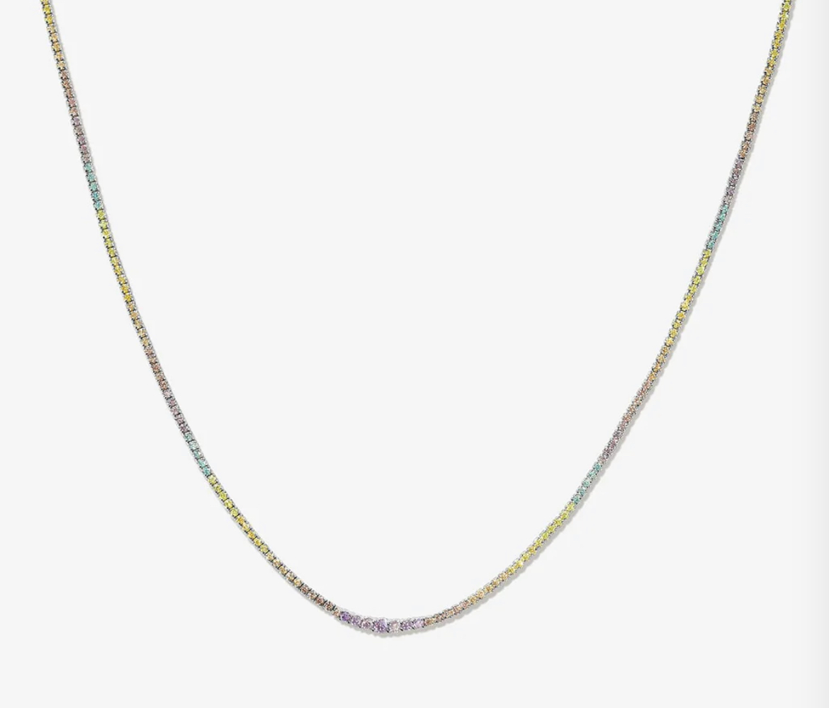 RAINBOW TENNIS NECKLACE